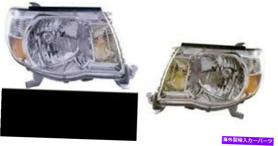 USヘッドライト サイド/ペアフィット2005 - 2011トヨタタコマヘッドライトアセンブリ（CAPA認定） SIDE/PAIR fits 2005 - 2011 Toyota Tacoma Headlight Assembly (CAPA Certified)【並行輸入品】｜Us Custom Parts Shop USDM