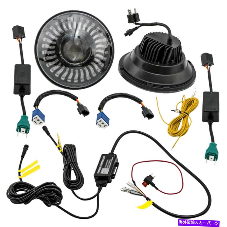 USヘッドライト 新しいRGB Halo LEDヘッドライトヘッドランプDRLライトコンボキットジープラングラー New RGB Halo LED Headlights Headlamp DRL Lights Combo Kit For Jeep Wrangler【並行輸入品】|Us Custom Parts Shop USDM