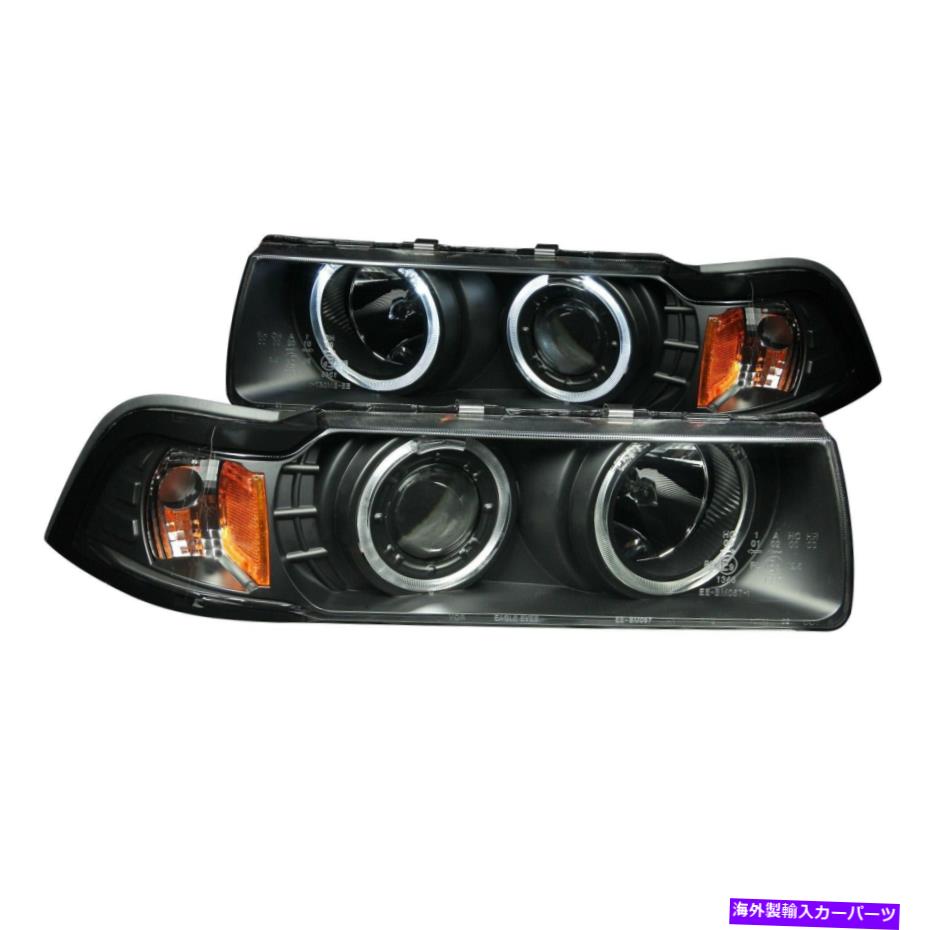 USヘッドライト Anzousa 121011プロジェクターヘッドライトW / Halo Black G2 AnzoUSA 121011 Projector Headlights w/ Halo Black G2【並行輸入品】|Us Custom Parts Shop USDM