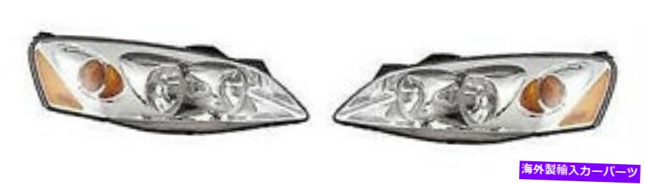 USヘッドライト フィット05 06 07 08 09 10 Pontiac G6ヘッドライトペアセット新しいヘッドランプフロント Fits 05 06 07 08 09 10 Pontiac G6 Headlight Pair Set NEW Headlamp Front【並行輸入品】