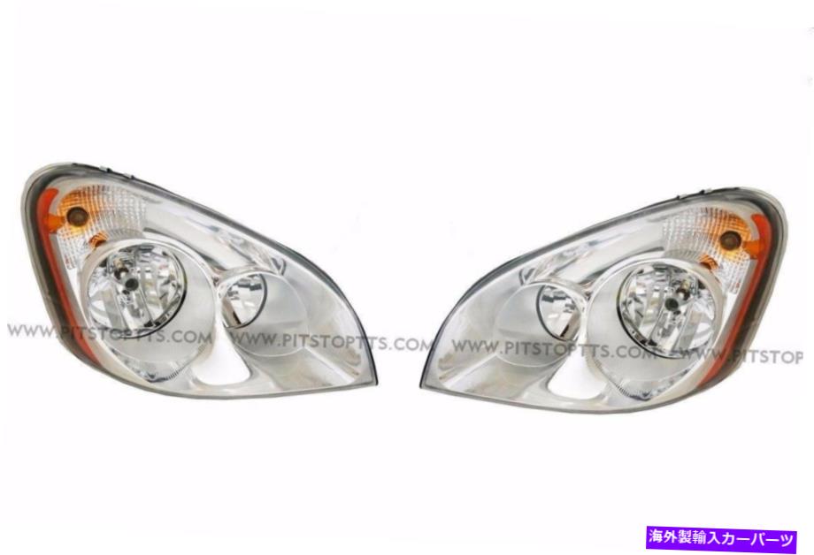 USヘッドライト FreightLiner Cascadia 08-15ヘッドライトセット左＆右A0651907002 A06-51907003 Freightliner Cascadia 08-15 Headlights Set Left & Right A0651907002 A06-51907003【並行輸入品】