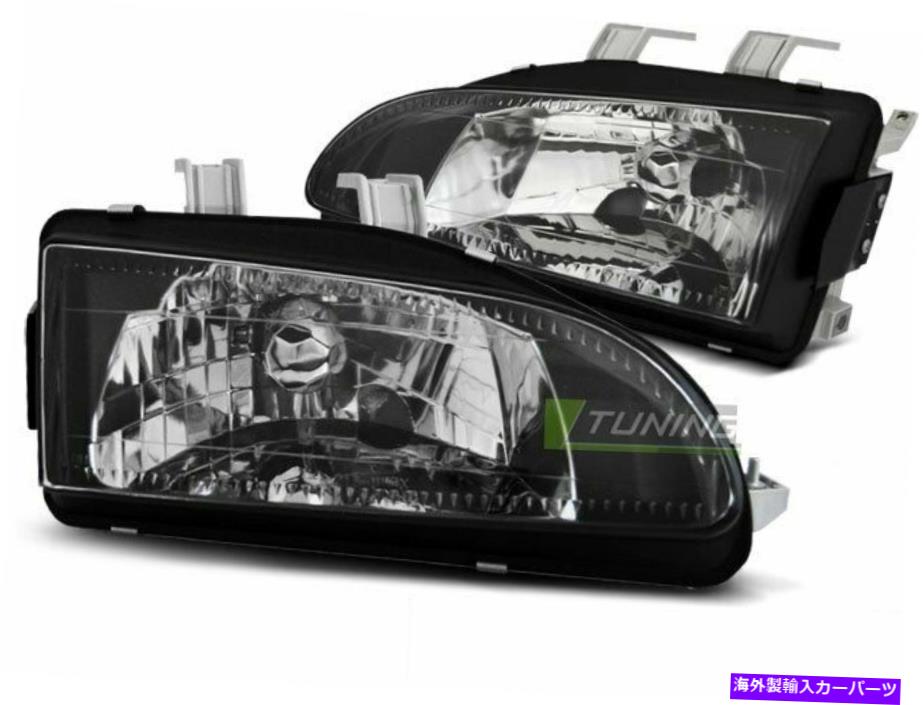 USヘッドライト Juego de Faros Para Honda Civic 1991-1995 2D 3D Negro US LPHO15WP Xino US Juego de Faros para Honda CIVIC 1991-1995 2D 3D Negro US LPHO15WP XINO US【並行輸入品】