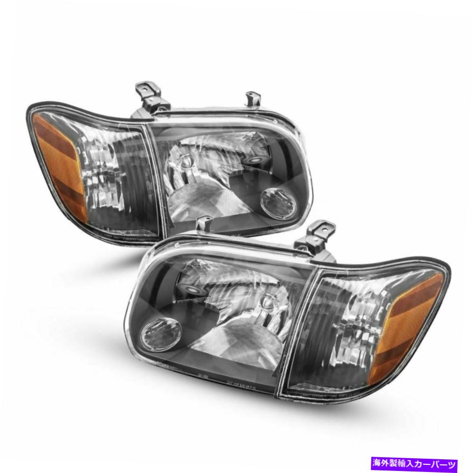 USヘッドライト 2ピースヘッドライト2005-2006トヨタツンドラダブル/クルーキャブブラック新品 2Pcs Headlights Assembly For 2005-2006 Toyota Tundra Double/Crew Cab Black New【並行輸入品】｜Us Custom Parts Shop USDM
