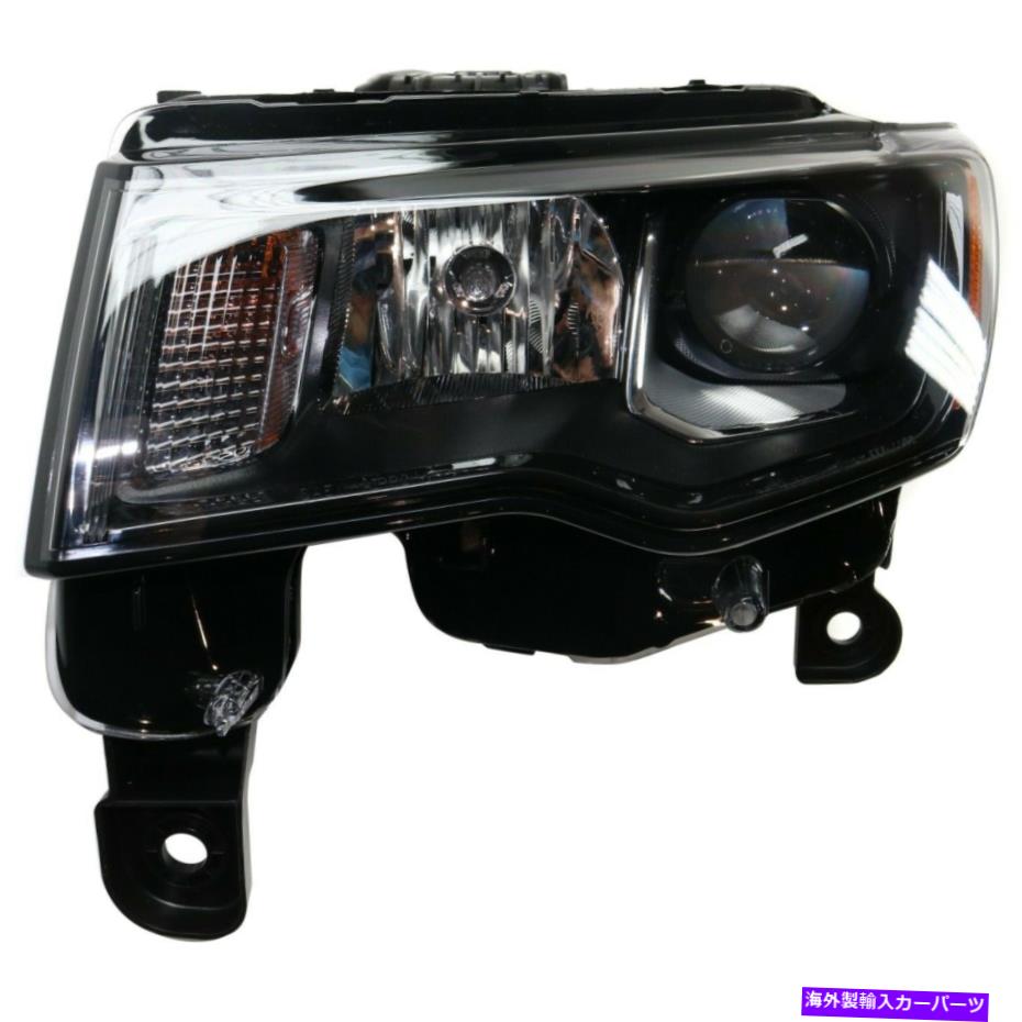 USヘッドライト 2017-2018 Jeep Grand Cherokeeのヘッドライトは、電球と標準を残しました Headlight For 2017-2018 Jeep Grand Cherokee Left Standard With Bulb【並行輸入品】|Us Custom Parts Shop USDM