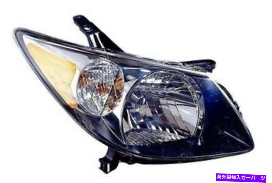 USヘッドライト 2003年の2004年のポンティアックバイブ旅客右側ヘッドライトヘッドランプ For 2003 2004 Pontiac Vibe Passenger Right Side Headlight Headlamp【並行輸入品】