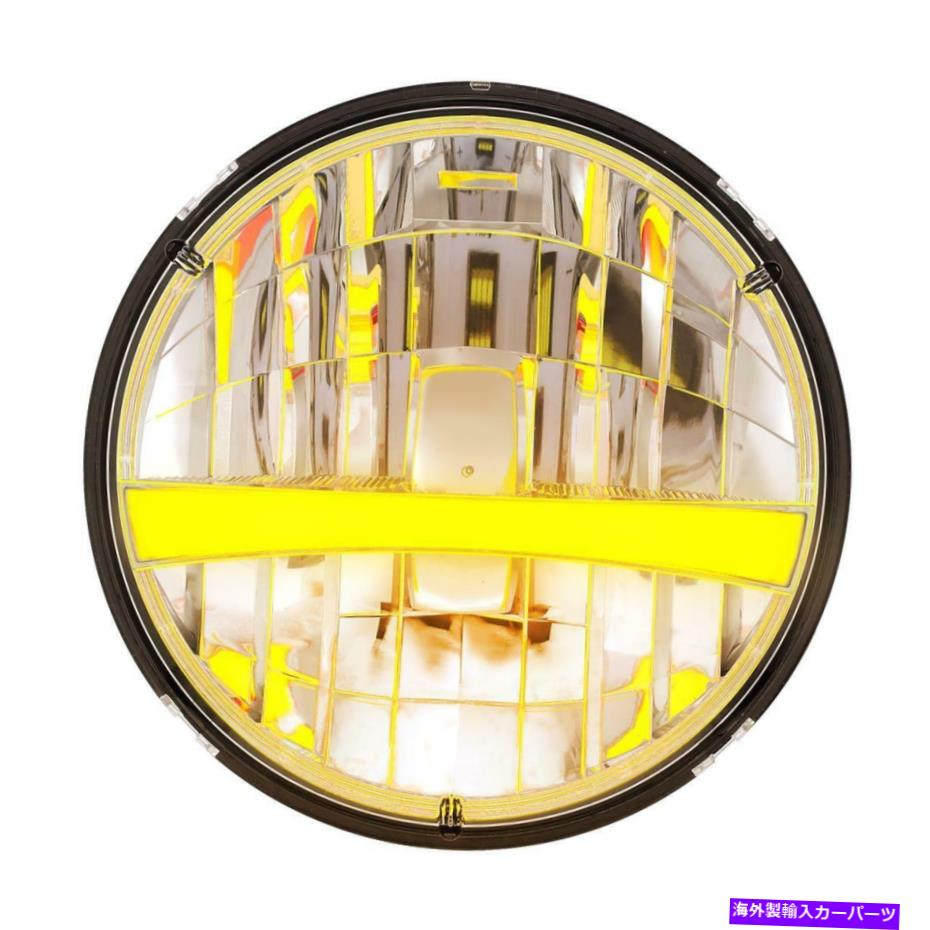USヘッドライト United Pacific 31458 7 "HP Cree Ledヘッドライト、ターンシグナル、琥珀色 United Pacific 31458 7" HP Cree LED Headlight, Turn Signal, Amber【並行輸入品】｜Us Custom Parts Shop USDM