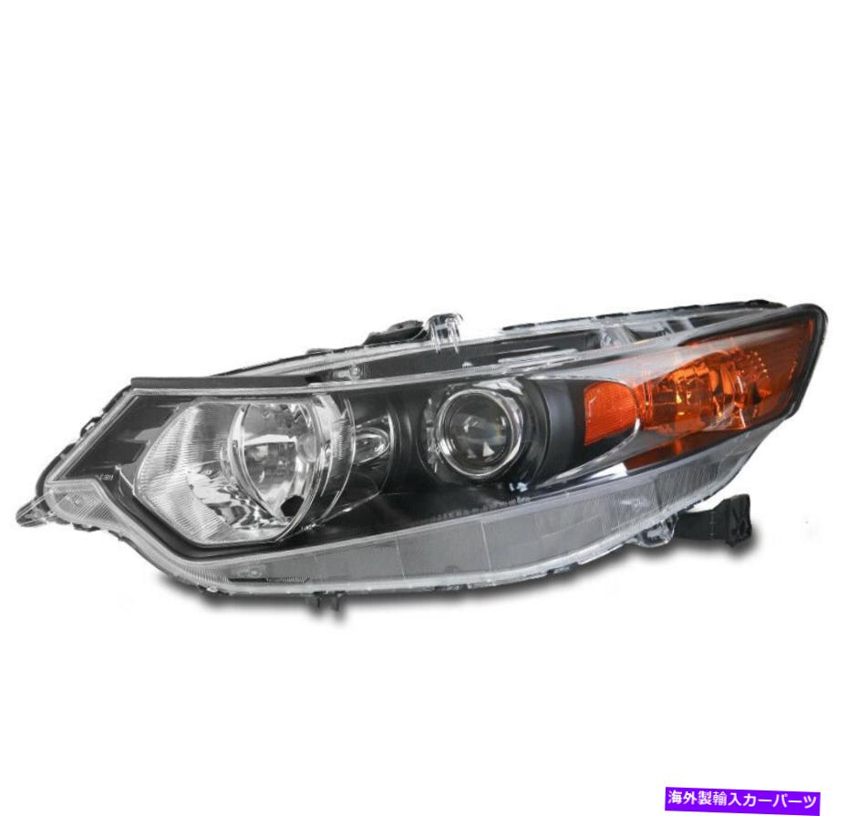 USヘッドライト 2009-2014 Acura TSX [HIDタイプ]黒プロジェクターヘッドライトランプドライバーLH FOR 2009-2014 ACURA TSX [HID TYPE] BLACK PROJECTOR HEADLIGHT LAMP DRIVER LH LEFT【並行輸入品】