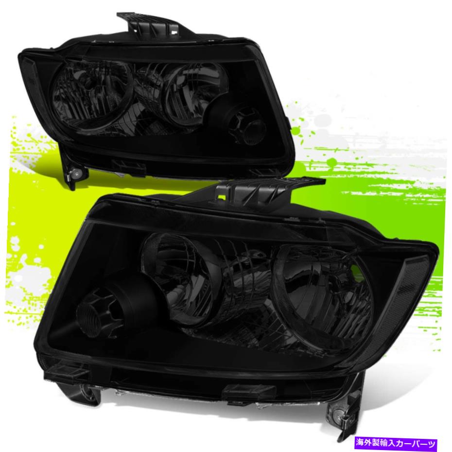 USヘッドライト Jeep Grand Cherokee 11-13着色されたクリアのためのファクトリースタイルのハロゲンヘッドライトランプ Factory Style Halogen Headlight Lamps for Jeep Grand Cherokee 11-13 Tinted Clear【並行輸入品】