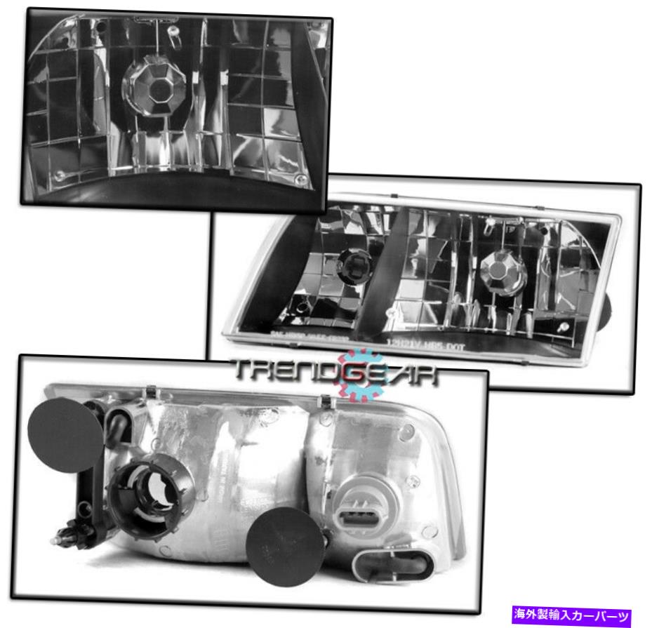 USヘッドライト 1998-2011フォードクラウンビクトリアブラックヘッドライト+コーナーW / LED DRL信号+ HID FOR 1998-2011 FORD CROWN VICTORIA BLACK HEADLIGHTS +CORNER W/LED DRL SIGNAL+HID【並行輸入品】