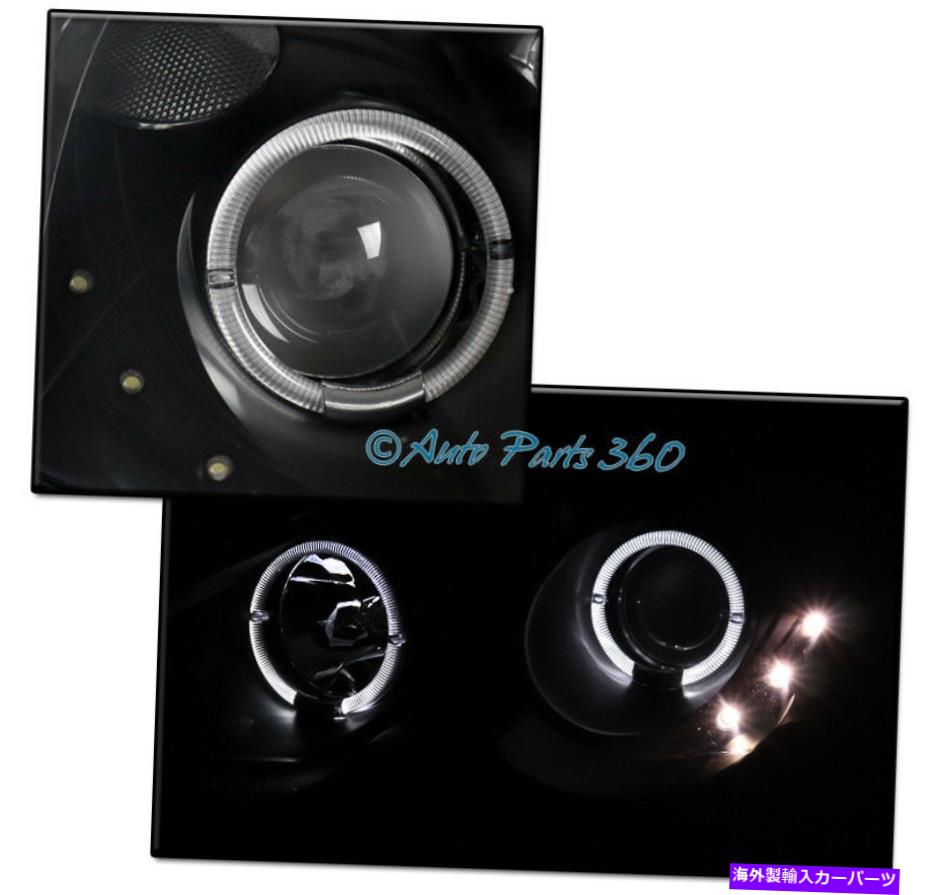 USヘッドライト 02-04 Acura RSX DC5デュアルハローブラックプロジェクターヘッドライトヘッドランプ交換 FOR 02-04 ACURA RSX DC5 DUAL HALO BLACK PROJECTOR HEADLIGHT HEADLAMP REPLACEMENT【並行輸入品】