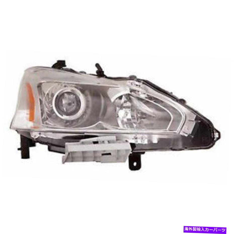 USヘッドライト 13-15 Altima（運転側）NI2502208C用の交換用ヘッドライトアセンブリ Replacement Headlight Assembly for 13-15 Altima (Driver Side) NI2502208C【並行輸入品】