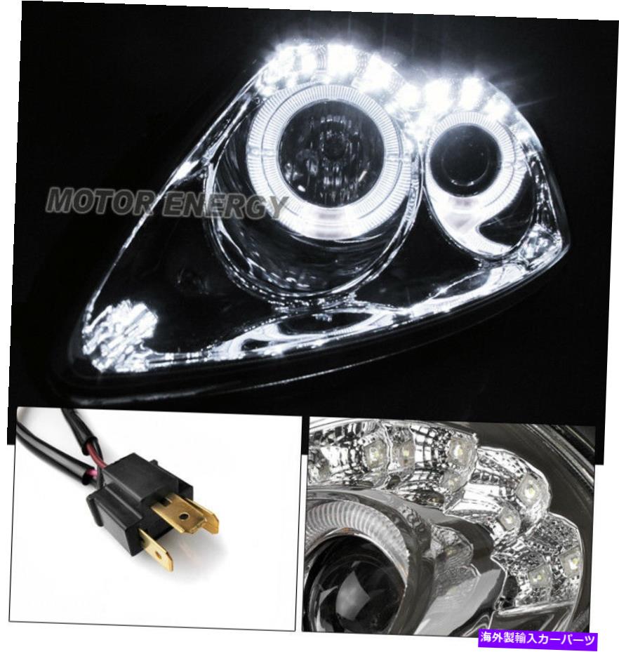 USヘッドライト 00-05 Eclipse Halo DRL LEDプロジェクターヘッドライトランプ+ 50W 6000K HID GS GT GTS RS 00-05 ECLIPSE HALO DRL LED PROJECTOR HEADLIGHTS LAMPS+50W 6000K HID GS GT GTS RS【並行輸入品】