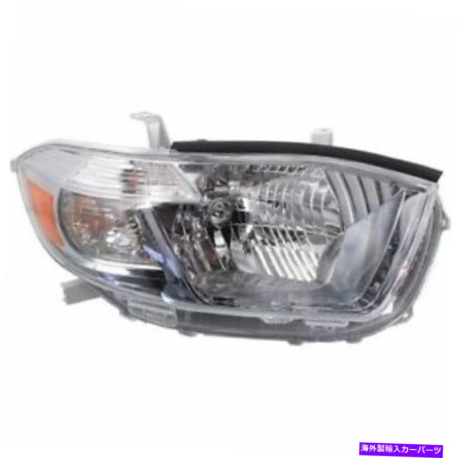 USヘッドライト ハイランダ11-13、キャパ助手席側ヘッドライト、クリアレンズ For Highlander 11-13, CAPA Passenger Side Headlight, Clear Lens【並行輸入品】|Us Custom Parts Shop USDM