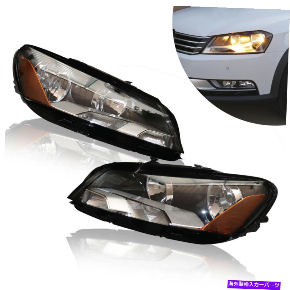 USヘッドライト 1pairハロゲンヘッドライト左+右ヘッドランプフィット12~15 VW Volkswagen Passat 1Pair Halogen Headlights Left+Right Headlamp Fit For 12-15 VW Volkswagen Passat【並行輸入品】