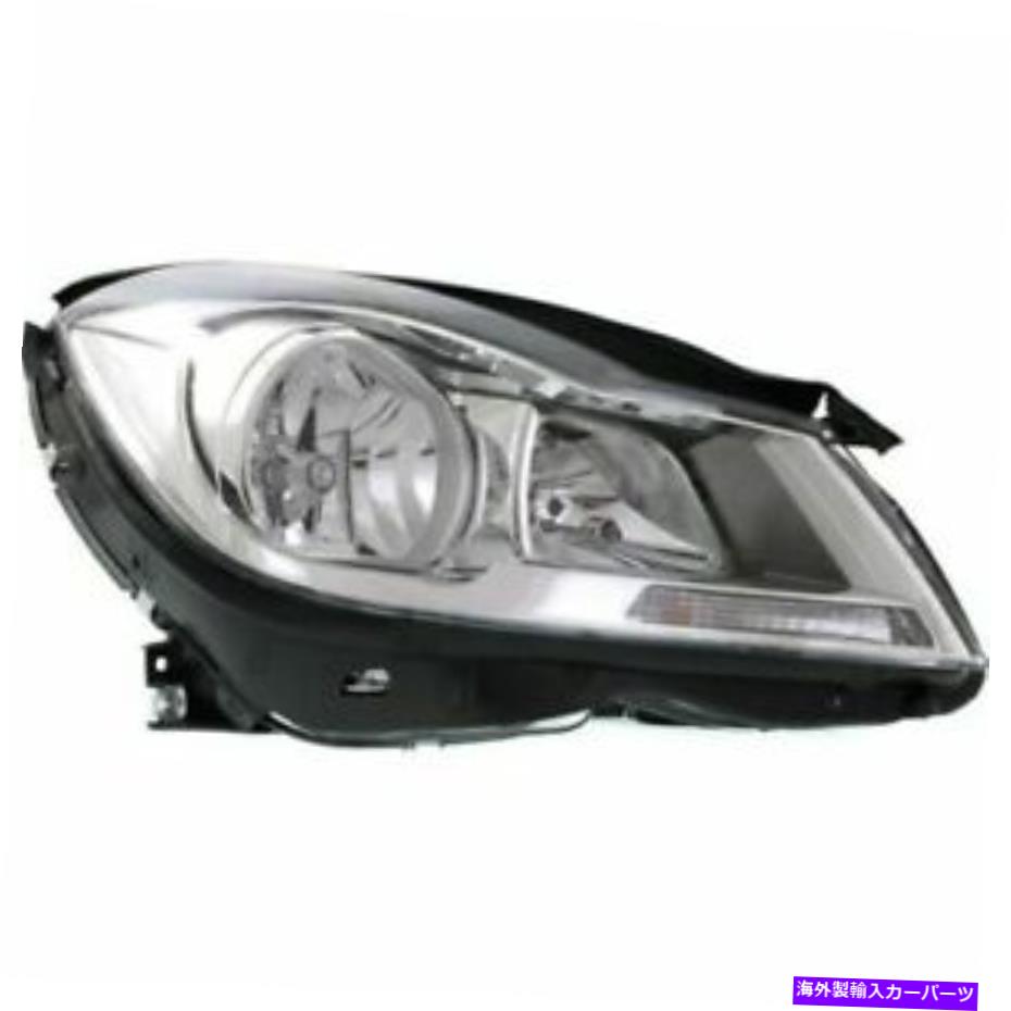 USヘッドライト ベンツC250 / C350ヘッドライトハロゲンw /クロムハウジング右乗客 FIT FOR BENZ C250 / C350 HEADLIGHT HALOGEN W/CHROME HOUSING RIGHT PASSENGER【並行輸入品】