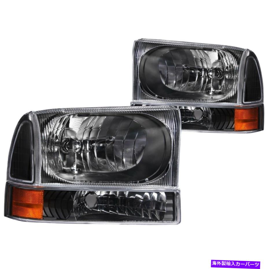 USヘッドライト Anzo USA 111080クリスタルヘッドライトセット Anzo USA 111080 Crystal Headlight Set【並行輸入品】