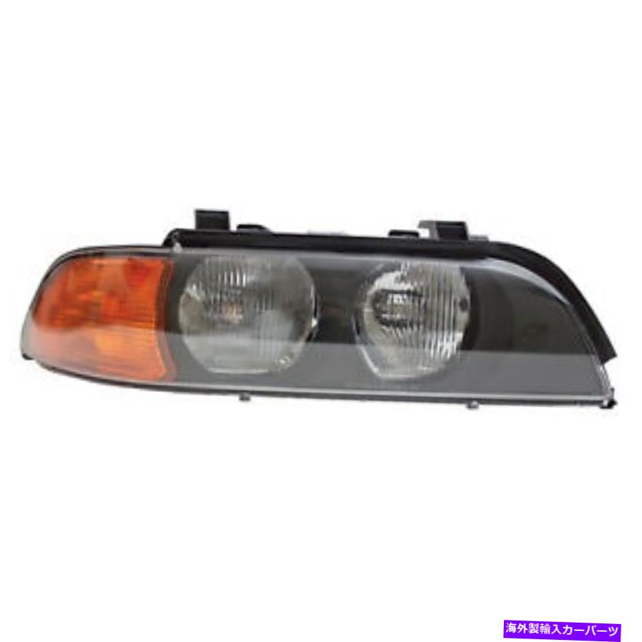 USヘッドライト ヘッドライトハロゲンW / Oレベリング右フィットBMW 5シリーズ1998-2000 Headlight Halogen w/o Leveling Right Fits BMW 5 Series Fits From 3/1998-2000【並行輸入品】