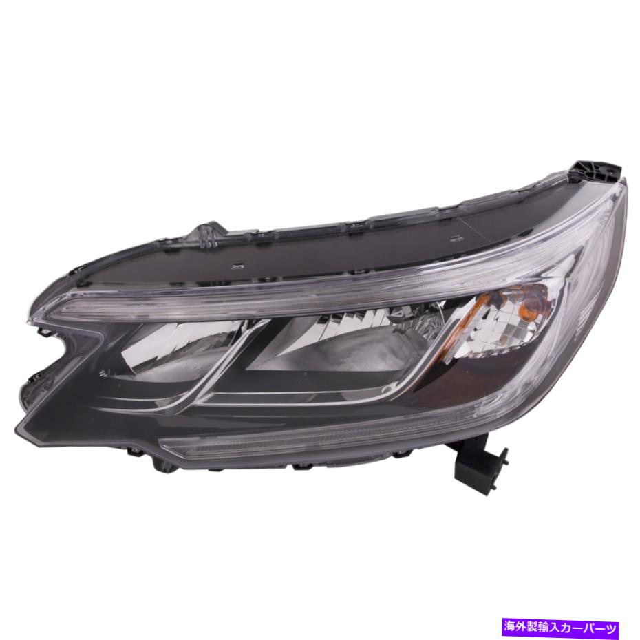 USヘッドライト ヘッドライトW / LED DRL左ドライバーCAPAフィット2015-2016ホンダCR-V EX / EX-L Headlight w/LED DRL Left Driver CAPA Fits 2015-2016 Honda CR-V EX/EX-L【並行輸入品】