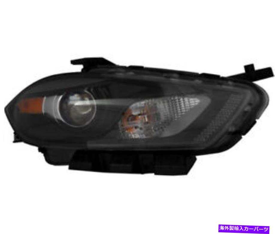 USヘッドライト 16 2016 Dodge Dartのためのハロゲンヘッドライトアセンブリ黒右助手席側 Halogen Headlight Assembly Black Right Passenger Side for 16 2016 Dodge Dart【並行輸入品】｜Us Custom Parts Shop USDM