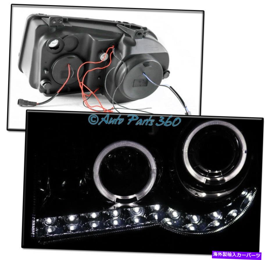 USヘッドライト 05-10 Chrysler 300C Halo LEDの煙プロジェクターヘッドライトW / DRLキット左+右 FOR 05-10 CHRYSLER 300C HALO LED SMOKE PROJECTOR HEADLIGHT W/DRL KIT LEFT+RIGHT【並行輸入品】｜Us Custom Parts Shop USDM