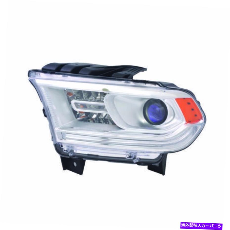 USヘッドライト LH左ドライブヘッドランプWO / LED DRLハロゲンクロムフィット2014 2015 Dodge Durango LH Left Drive Headlamp WO/ LED DRL Halogen Chrome fits 2014 2015 Dodge Durango【並行輸入品】 47,681円