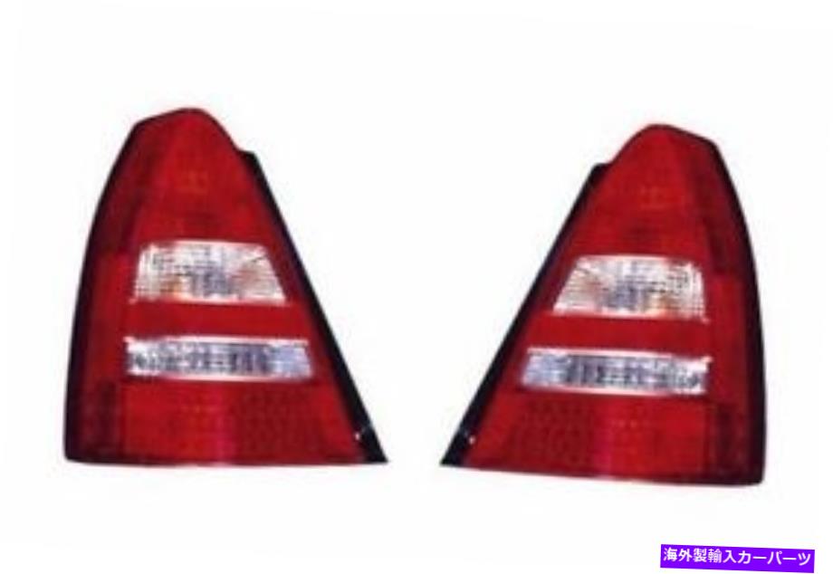 USヘッドライト 2003 2004 2005 Subaru Foresterリアテールライトランプ - ペア 2003 2004 2005 SUBARU FORESTER REAR TAIL LIGHTS LAMPS - PAIR【並行輸入品】