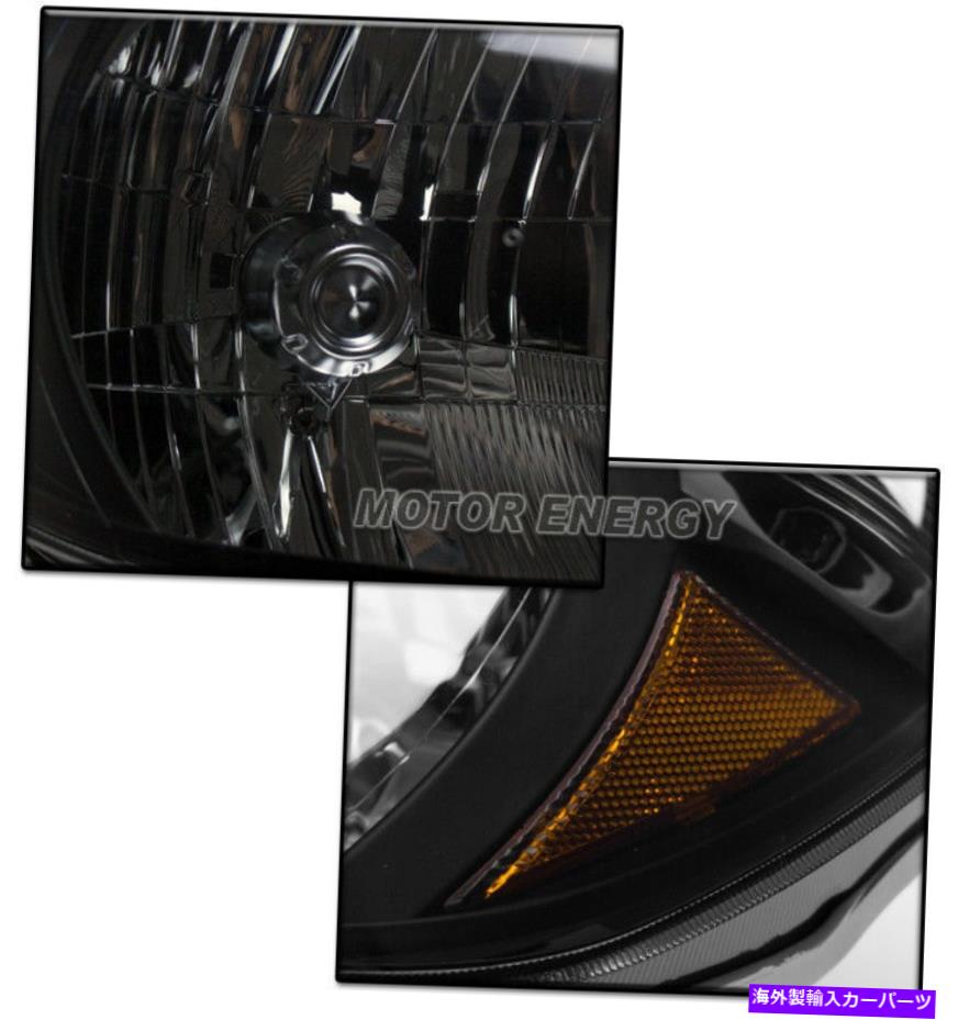 USヘッドライト 12-15トヨタタコマ交換ヘッドライトランプブラック/スモークW /ブルーDRL LEDシグナル 12-15 TOYOTA TACOMA REPLACEMENT HEADLIGHT LAMP BLACK/SMOKE W/BLUE DRL LED SIGNAL【並行輸入品】