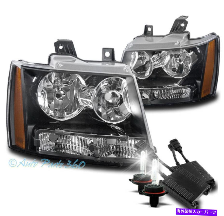 USヘッドライト 07-14 Chevy Suburban / Tahoe / 13 AvalancheヘッドライトランプブラックW / 50W 8K HID 07-14 CHEVY SUBURBAN/TAHOE/13 AVALANCHE HEADLIGHTS LAMP BLACK W/50W 8K HID【並行輸入品】 47,681円