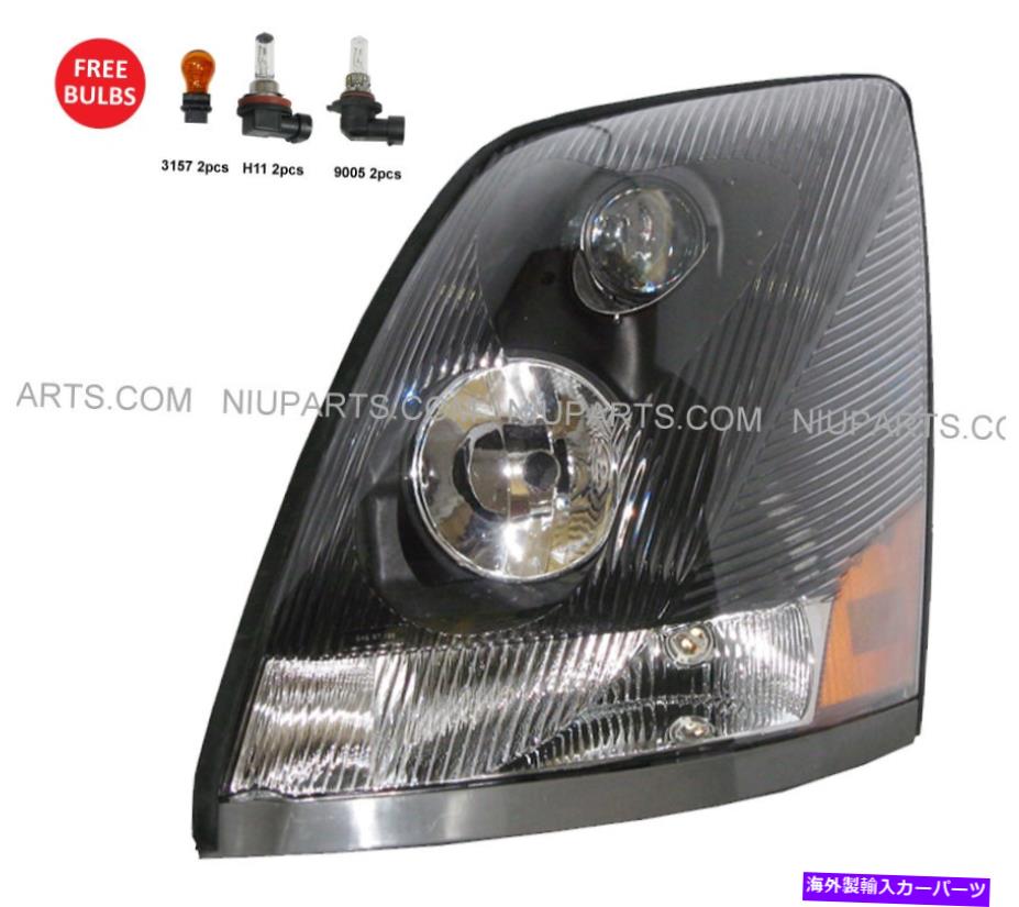 USヘッドライト ヘッドライトランプ - ドライバ側（フィット：Volvo VNL VN VNM） Headlight Lamp - Driver Side (Fit: Volvo VNL VN VNM )【並行輸入品】｜Us Custom Parts Shop USDM