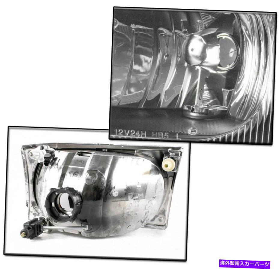 USヘッドライト FORD 1999-2004 F250 F350 SUPERDUTYブラックヘッドライトランプ+バンパーLED W /信号DRL FORD 1999-2004 F250 F350 SUPERDUTY BLACK HEADLIGHT LAMP +BUMPER LED W/SIGNAL DRL【並行輸入品】
