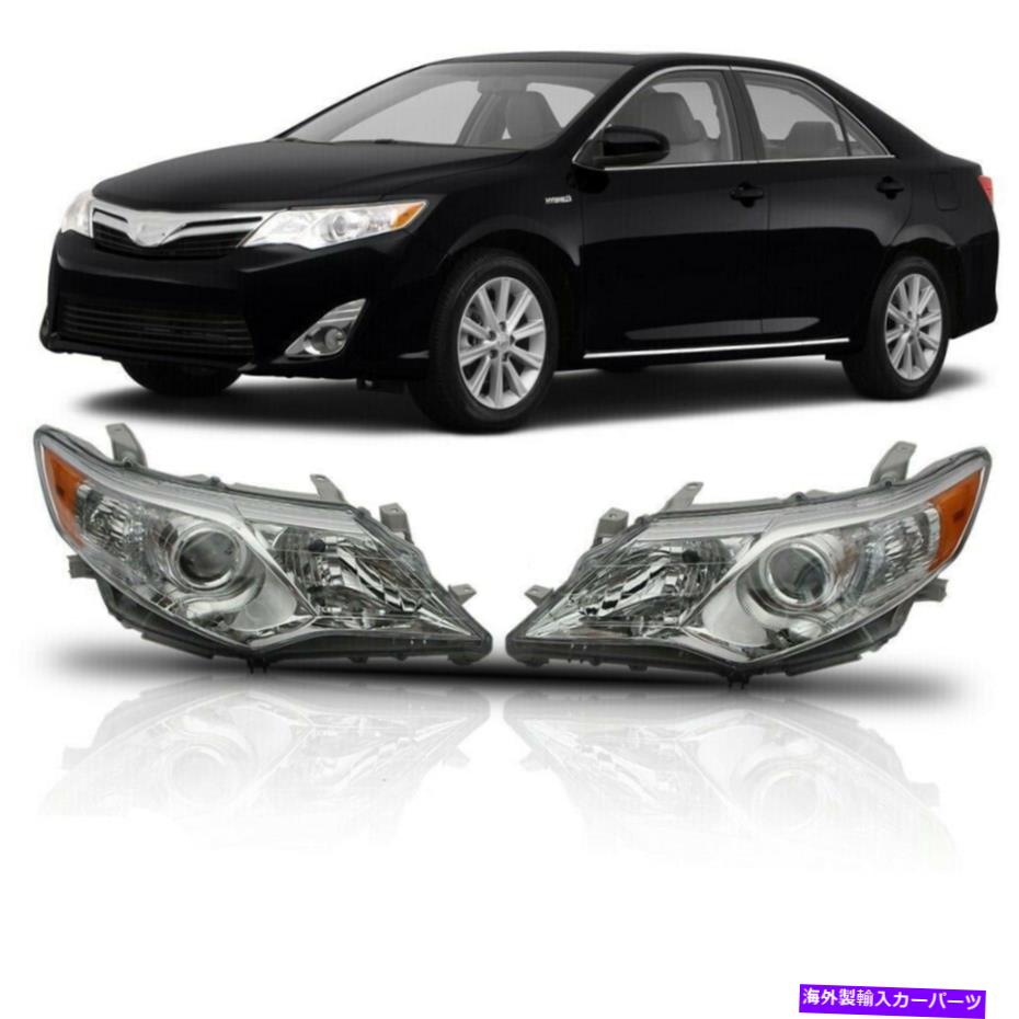 USヘッドライト 2012-2014トヨタカムリーヘッドライトヘッドランプクロームハウジングセット Fits 2012-2014 Toyota Camry Headlights Headlamps Chrome Housing Set【並行輸入品】 47,681円