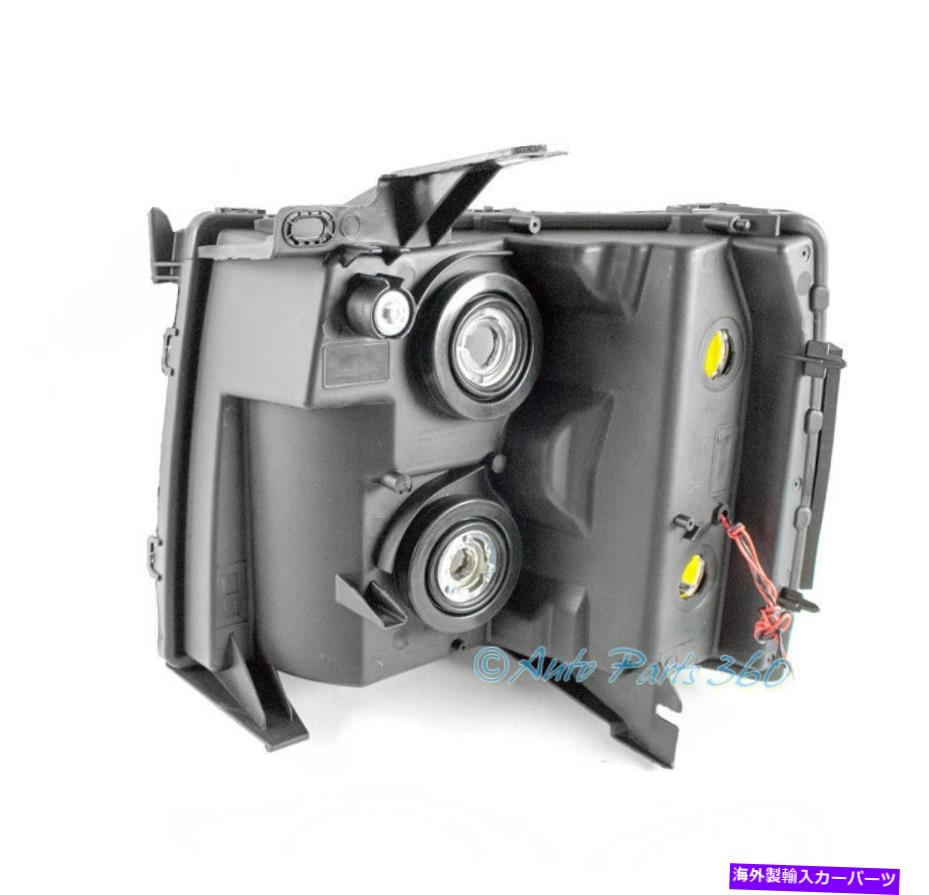 USヘッドライト 07-13 Chevy Silverado 1500/14 2500/3500 HD DRL LEDヘッドライトChrome W / 6000K HID 07-13 CHEVY SILVERADO 1500/14 2500/3500 HD DRL LED HEADLIGHTS CHROME W/6000K HID【並行輸入品】|Us Custom Parts Shop USDM