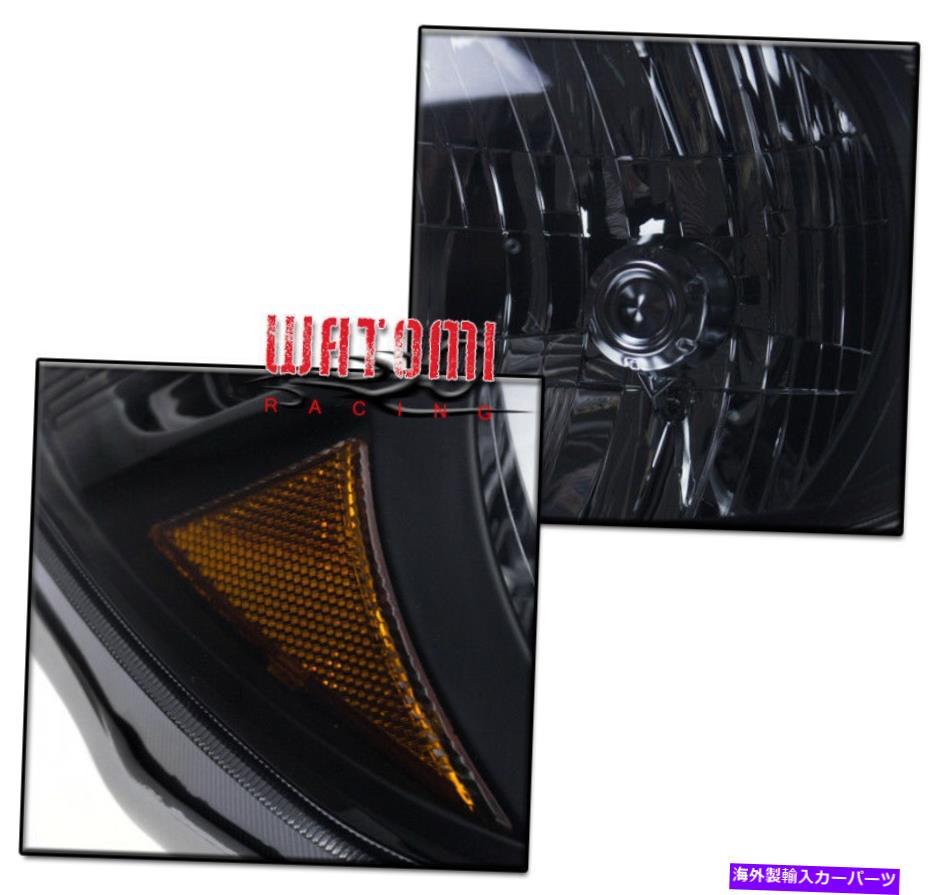 USヘッドライト 12-15トヨタタコマクリスタルスタイルヘッドライトブラック/スモークW /バンパーDRL LED 12-15 TOYOTA TACOMA CRYSTAL STYLE HEADLIGHTS LAMPS BLACK/SMOKE W/BUMPER DRL LED【並行輸入品】 47,681円