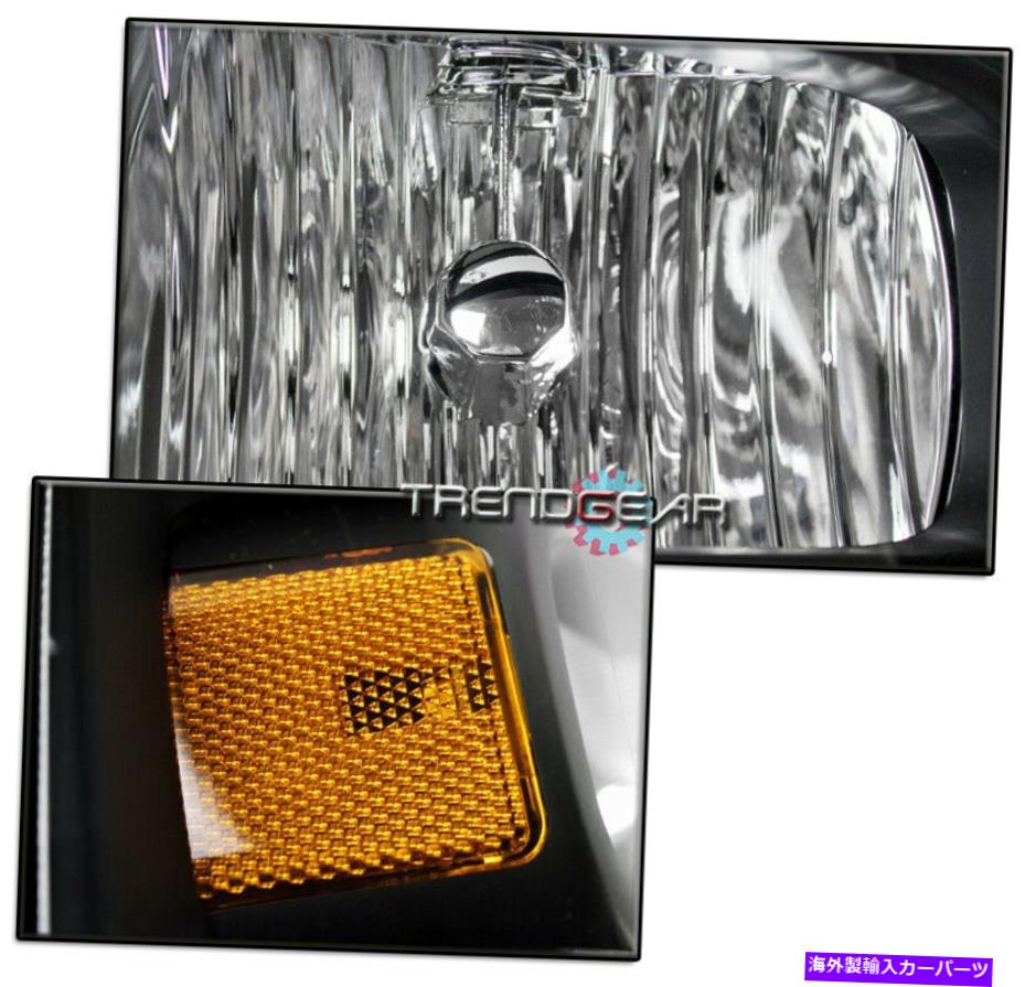 USヘッドライト 99-04フォードF250 F350 Superdutyピックアップトラックブラックヘッドライト+ LED DRL信号 FOR 99-04 FORD F250 F350 SUPERDUTY PICKUP TRUCK BLACK HEADLIGHT +LED DRL SIGNAL【並行輸入品】|Us Custom Parts Shop USDM