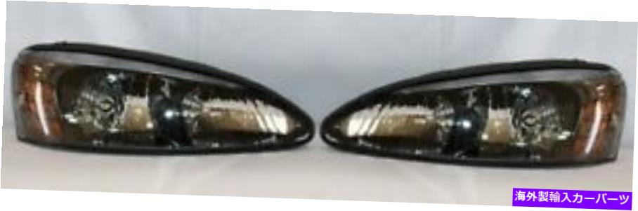 USヘッドライト 2004-2008 Pontiac Grand Prixの左右のリプレースヘッドライトペア Right and Left Side Replacement Headlight PAIR For 2004-2008 Pontiac Grand Prix【並行輸入品】