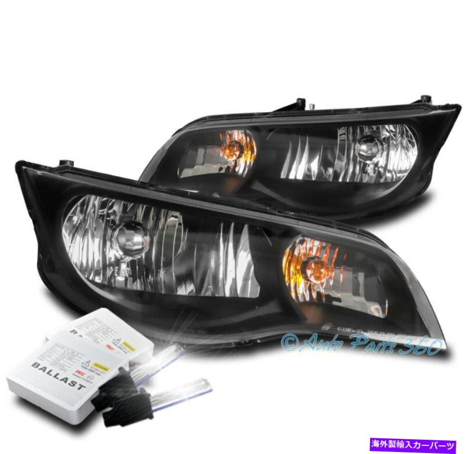 USヘッドライト 03-07サターンイオンクーペ2DR交換ヘッドライトヘッドランプブラックW / 8K HIDキット FOR 03-07 SATURN ION COUPE 2DR REPLACEMENT HEADLIGHT HEADLAMP BLACK W/8K HID KIT【並行輸入品】|Us Custom Parts Shop USDM