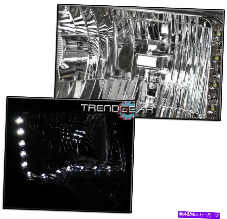 USヘッドライト 09-14フォードF-150 F150駐車場LED交換用ヘッドライトヘッドランプランプクロム FOR 09-14 FORD F-150 F150 PARKING LED REPLACEMENT HEADLIGHT HEADLAMP LAMP CHROME【並行輸入品】