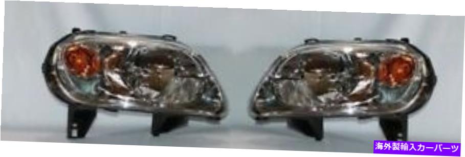 USヘッドライト 2006-2011シボレーHHRヘッドライトヘッドランプドライバー＆旅客LH + RH For 2006-2011 Chevrolet HHR Headlights Head Lamp Driver & Passenger LH+RH【並行輸入品】