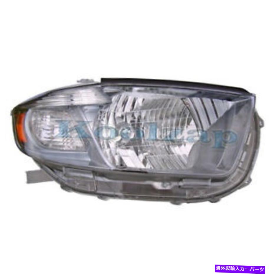 USヘッドライト 08-10ハイランダースポーツヘッドライトヘッドランプフロントヘッドライトRH旅客 TYC For 08-10 Highlander Sport Headlight Headlamp Front Head Light RH Passenger【並行輸入品】｜Us Custom Parts Shop USDM