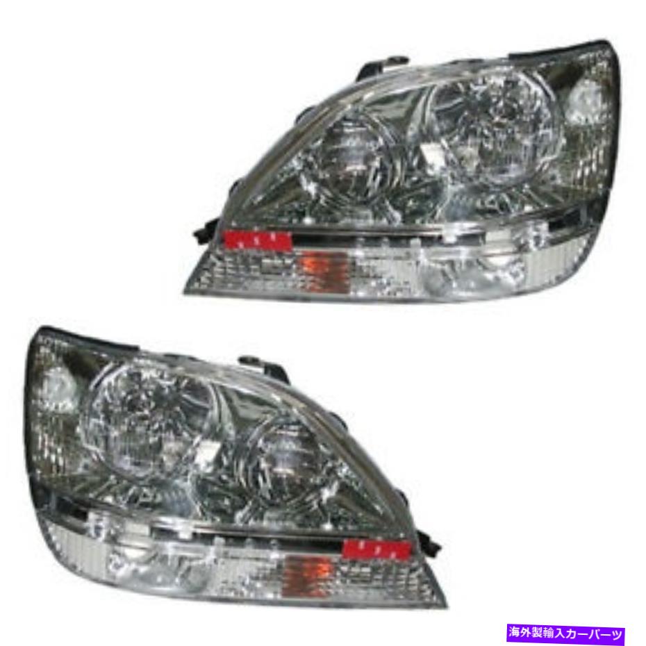 USヘッドライト 01-03 RX-300ハロゲンヘッドライトヘッドランプヘッドライトランプ左右サイドセットペア 01-03 RX-300 Halogen Headlight Headlamp Head Light Lamp Left Right Side SET PAIR【並行輸入品】｜Us Custom Parts Shop USDM