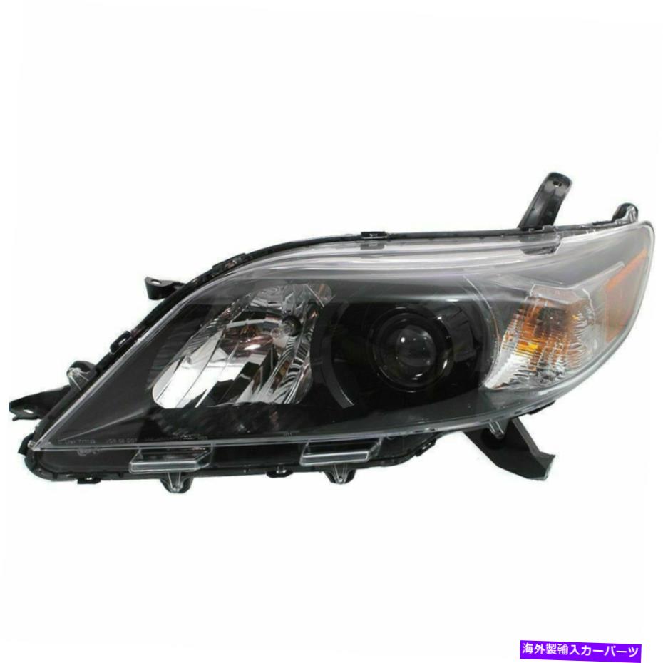 USヘッドライト 新しいハロゲンヘッドランプアセンブリドライバサイドフィットトヨタシエナSEモデルTO2502207 NEW HALOGEN HEADLAMP ASSEMBLY DRIVER SIDE FITS TOYOTA SIENNA SE MODEL TO2502207【並行輸入品】