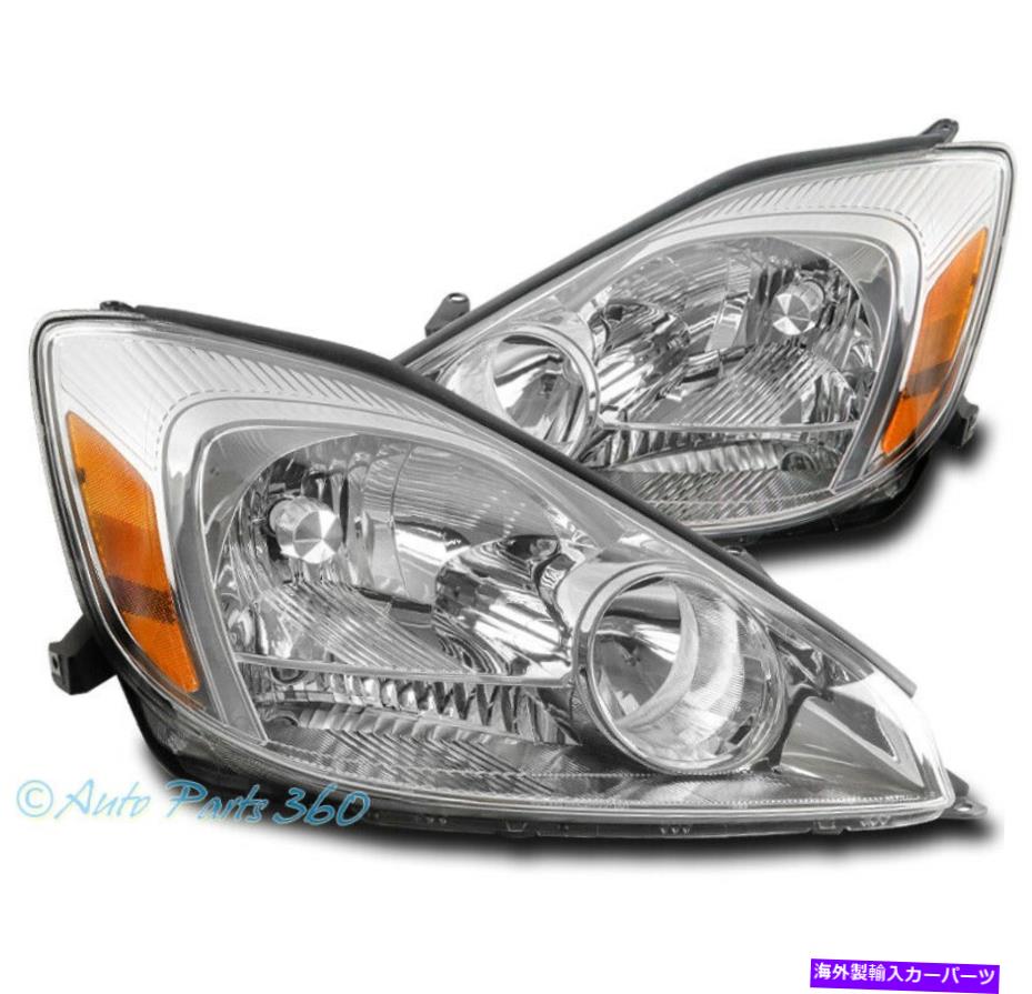 USヘッドライト 04-05トヨタシエナCEルXLEバン交換ヘッドライトヘッドランプランプクロム FOR 04-05 TOYOTA SIENNA CE LE XLE VAN REPLACEMENT HEADLIGHT HEADLAMP LAMP CHROME【並行輸入品】