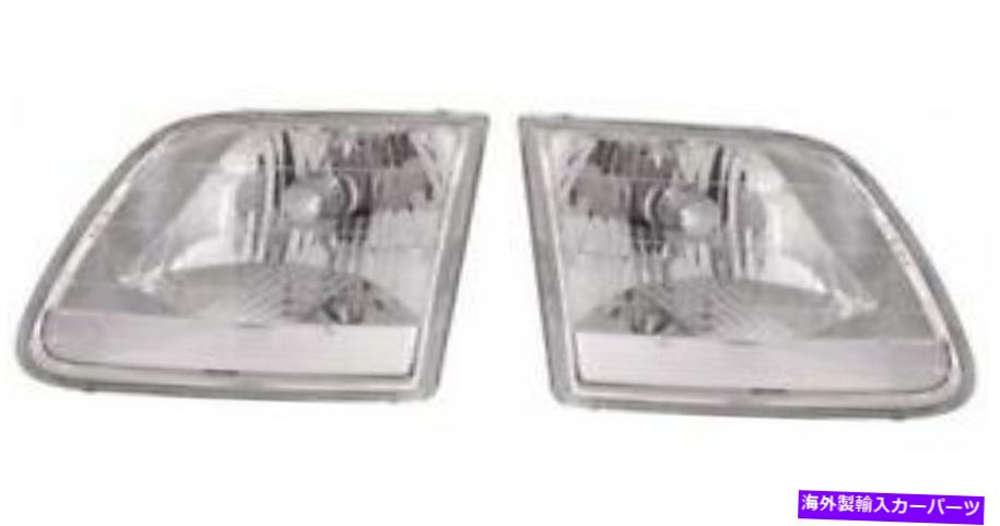USヘッドライト 1996年 - 2004 Ford F-150フロントヘッドライトアセンブリの交換 SIDE/PAIR for 1996 - 2004 Ford F-150 Front Headlight Assembly Replacement【並行輸入品】