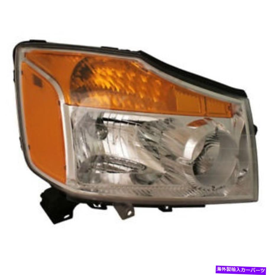 USヘッドライト 08-13タイタンピックアップトラックヘッドライトヘッドランプヘッドライトランプ右助手席側 08-13 Titan Pickup Truck Headlight Headlamp Head Light Lamp Right Passenger Side【並行輸入品】｜Us Custom Parts Shop USDM