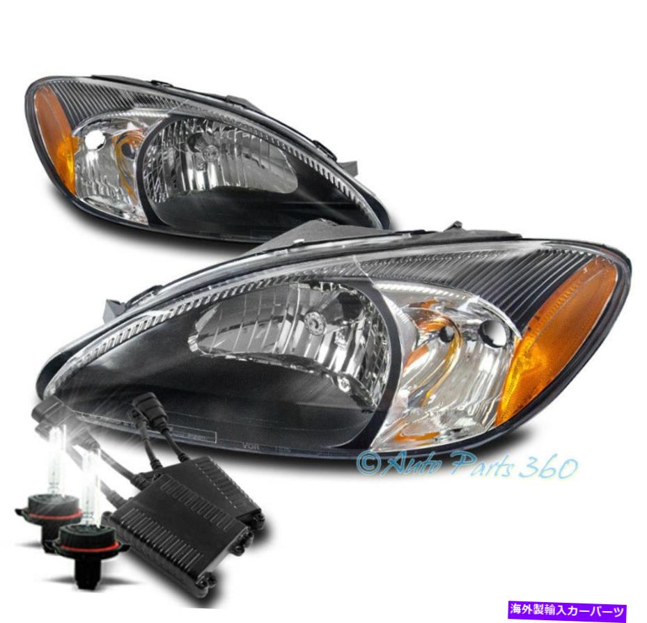 USヘッドライト 00-07フォード牡牛座クリスタル交換用ヘッドライトランプブラックW / 50W 8K HIDキット FOR 00-07 FORD TAURUS CRYSTAL REPLACEMENT HEADLIGHTS LAMP BLACK W/50W 8K HID KIT【並行輸入品】|Us Custom Parts Shop USDM