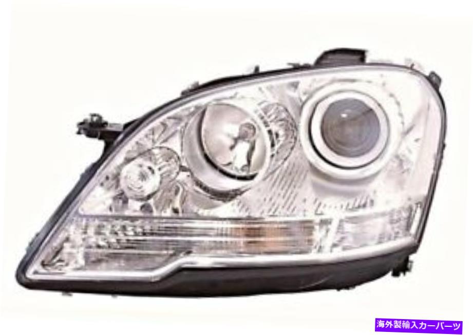 USヘッドライト メルセデスMクラスW164 2008-2010電気クロムヘッドライトフロントランプ左側 MERCEDES M-CLASS W164 2008-2010 Electric Chrome HeadLight Front Lamp LEFT Side【並行輸入品】|Us Custom Parts Shop USDM