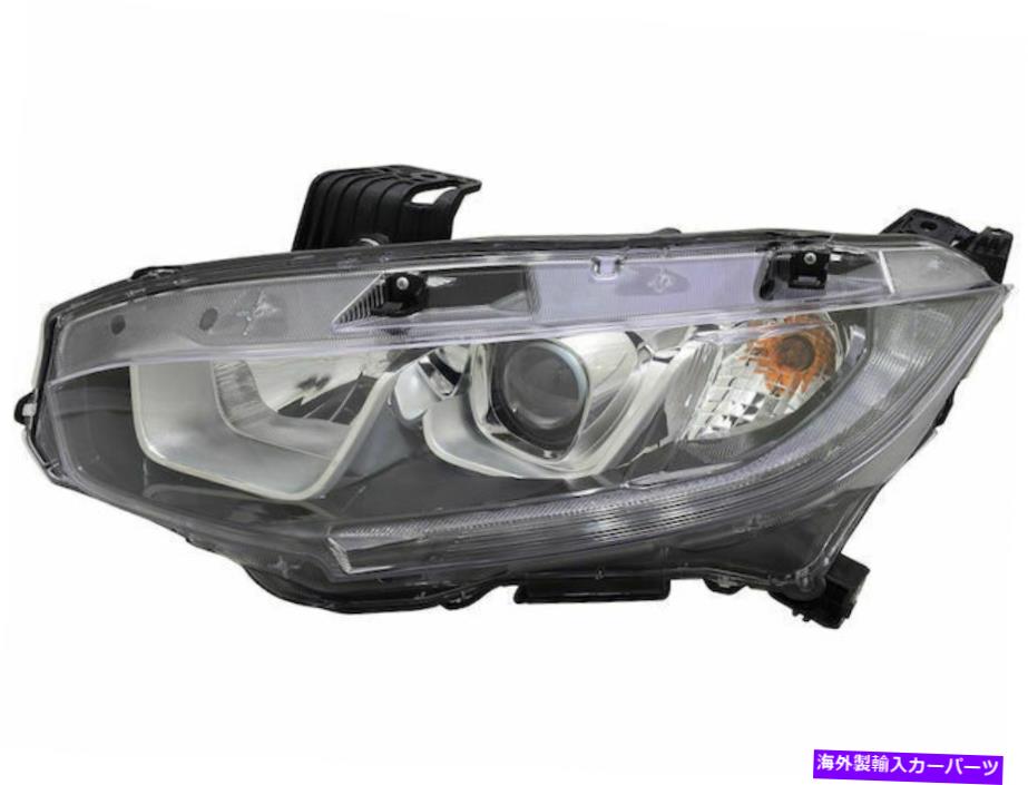 USヘッドライト 2016-2018 Honda Civic Headlightアセンブリの距離TYC 93439MJ 2017 For 2016-2018 Honda Civic Headlight Assembly Left TYC 93439MJ 2017【並行輸入品】|Us Custom Parts Shop USDM