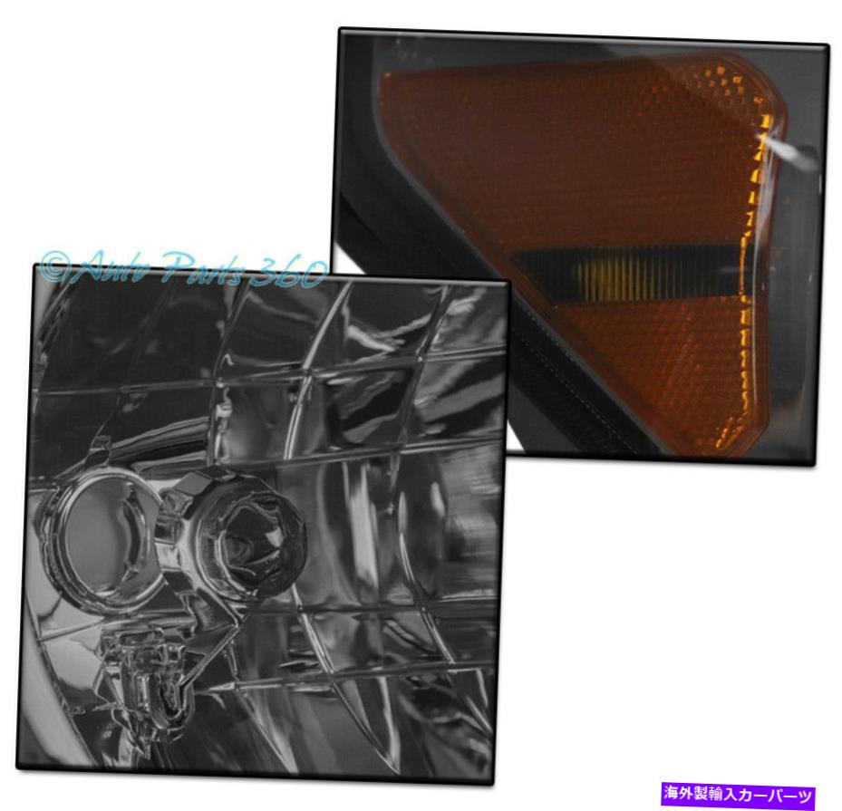 USヘッドライト 07-13トヨタツンドラ/ 08 +セコイアスモーク/アンバーヘッドライトW / BLUE LED DRL + 6K HID FOR 07-13 TOYOTA TUNDRA/08+ SEQUOIA SMOKE/AMBER HEADLIGHTS W/BLUE LED DRL+6K HID【並行輸入品】|Us Custom Parts Shop USDM