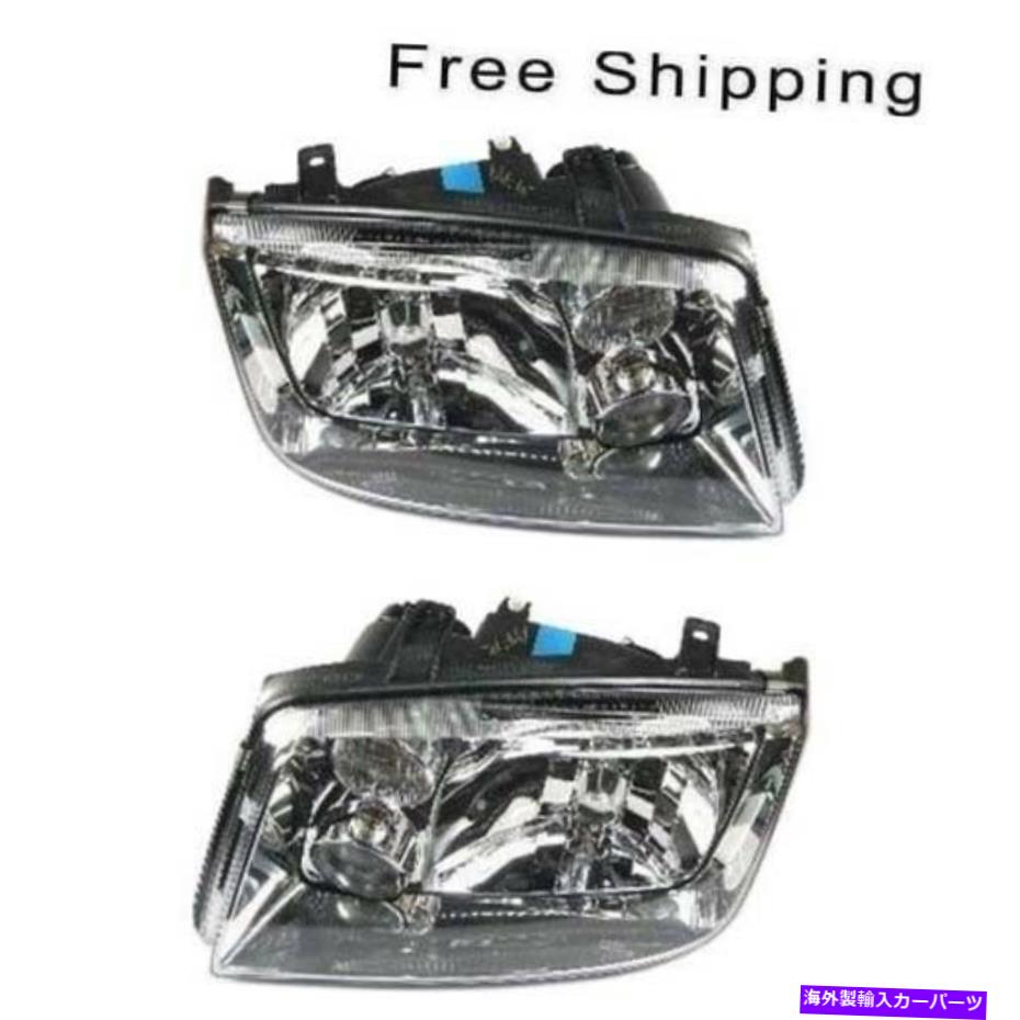 USヘッドライト ハロゲンヘッドランプアセンブリセット2ペアLH＆RHサイドフィットフォンスワーゲンジェッタ Halogen Head Lamp Assembly Set of 2 Pair LH & RH Side Fits Volkswagen Jetta【並行輸入品】｜Us Custom Parts Shop USDM