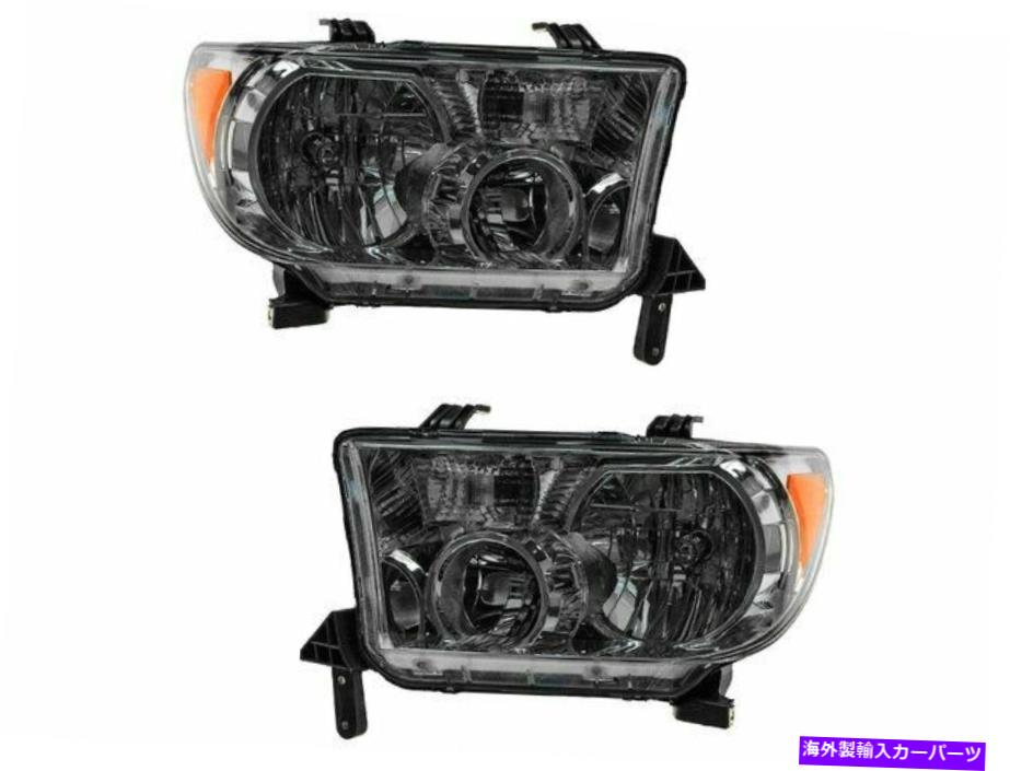 USヘッドライト 2008-2017 Toyota Sequoia Headlightアセンブリセット61191BD 2009 2011 2011 2012 For 2008-2017 Toyota Sequoia Headlight Assembly Set 61191BD 2009 2010 2011 2012【並行輸入品】